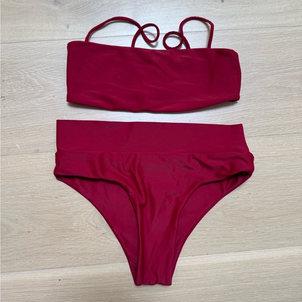Stone Fox Swim - Red Bikini Set